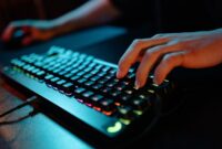 cara menyalakan lampu keyboard gaming