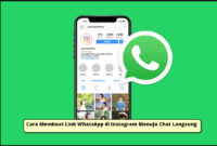 Cara Membuat Link WhatsApp di Instagram Menuju Chat Langsung