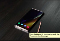 Penyebab Layar HP Samsung Berubah Warna